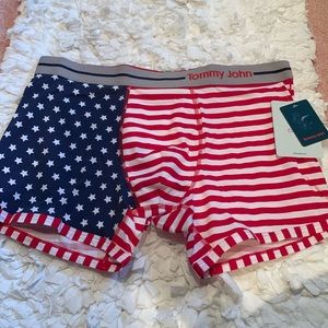 NWT Tommy John Patriot Cotton Trunks